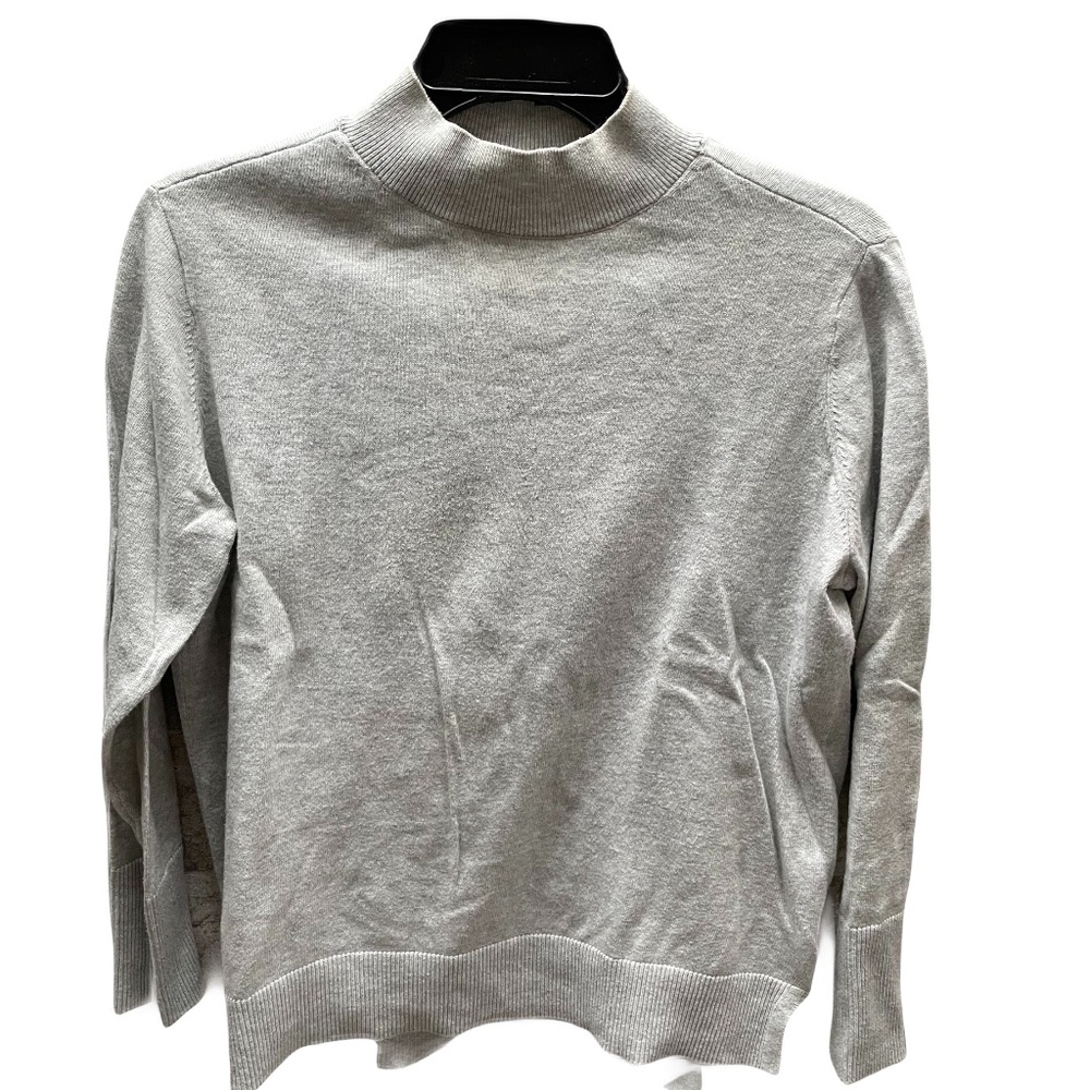 ❤️ GAP BOXY MOCKNECK GREY SWEATER SIZE XS